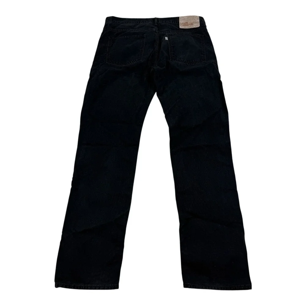 Levi's California Black Corduroy 5‎ Pocket Cotton Jeans Men's Size 32x30